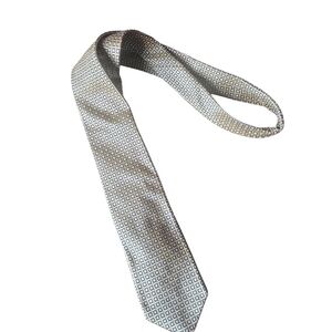 Chaps By Ralph Lauren Gold and Blue Silk Tie